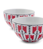 Prada Vienna Arrows cereal bowls 12cm, imported from the UK