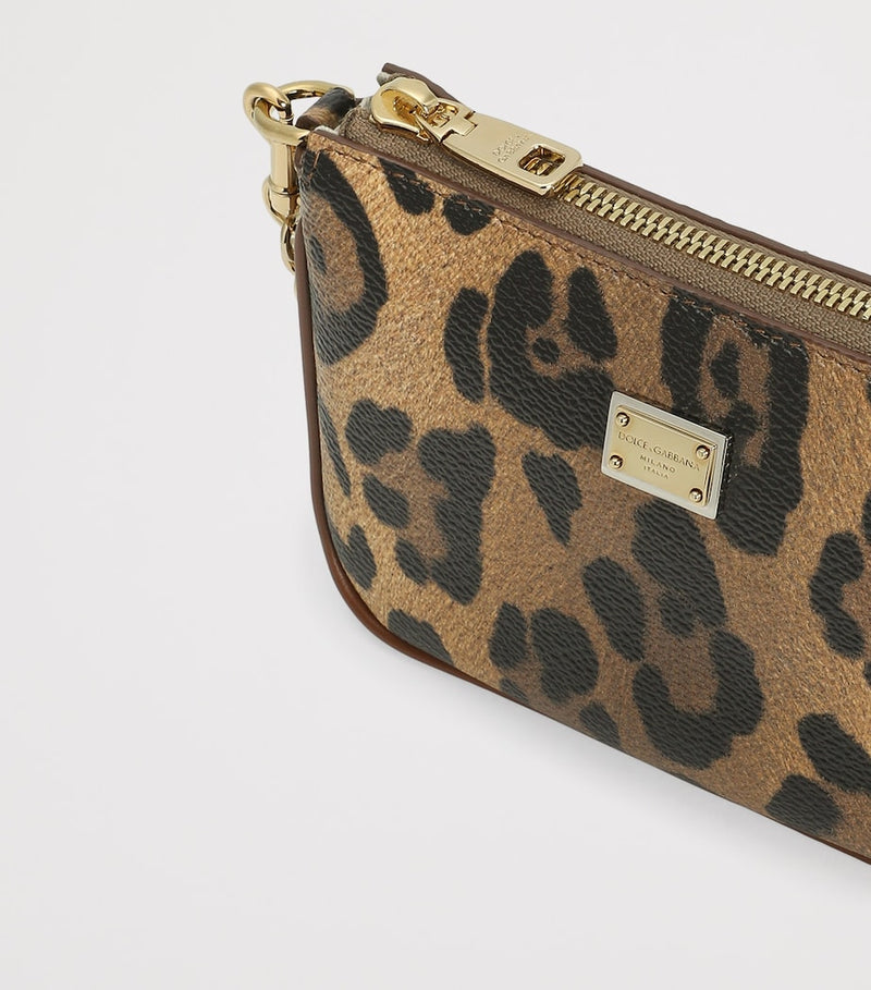 Dolce&Gabbana Kids leopard print shoulder bag (British brand)
