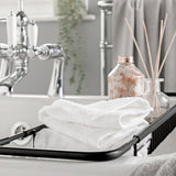 Home Essentials Super White face cloths 2 pack 30cm x 30cm, UK version