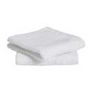 Home Essentials Super White face cloths 2 pack 30cm x 30cm, UK version