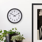 Acctim Retro Analogue Wall Clock Black 20cm - British product
