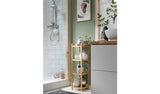 Argos Habitat 4 Shelf Bamboo Storage Caddy- Buy online at McGrocer