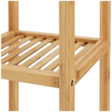 Habitat bamboo storage caddy with four shelves (British brand)