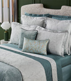 Yves Delorme Graminee Double Flat Sheet 240cm x 295cm, UK version