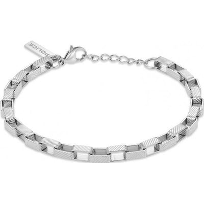 Superdrug Police Silver Mens Player Bracelet- Buy online at McGrocer
