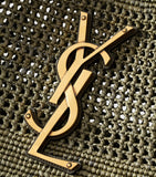 Saint Laurent Icare tote bag woven raffia, imported from the UK
