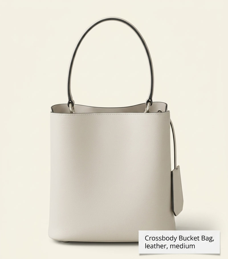 Prada Panier top-handle bag in Saffiano leather (British brand)