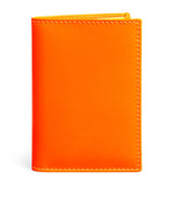 Harrods Comme des Garçons Wallet Super Fluo Leather Cardholder- Buy online at McGrocer