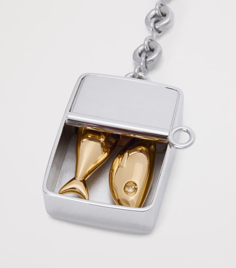 LOEWE Sardine Box Charm brass charm handbag, UK version