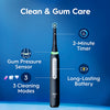 Oral-B iO 3 electric toothbrush black 1 brush head travel case, UK version