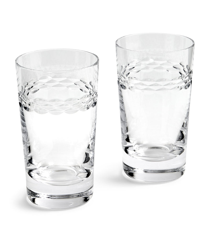 Wedgwood crystal highball tumblers set of 2 325ml (British brand)