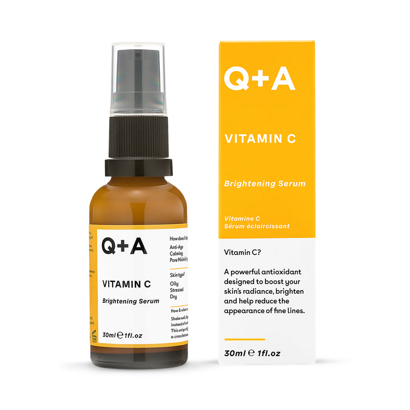 Q+A Vitamin C Brightening Serum 30ml (British brand)