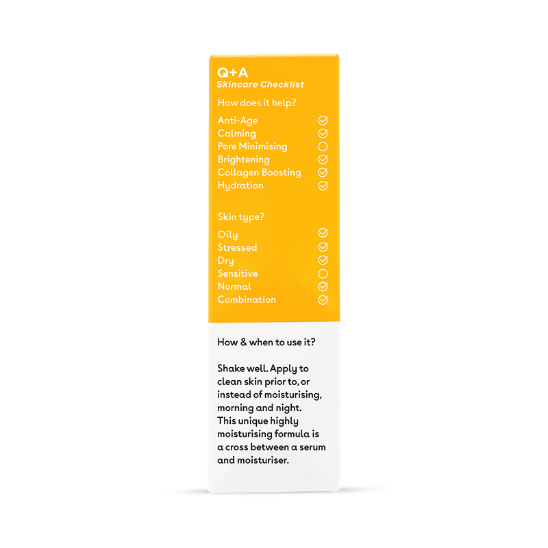 Q+A Vitamin C Brightening Serum 30ml (British brand)