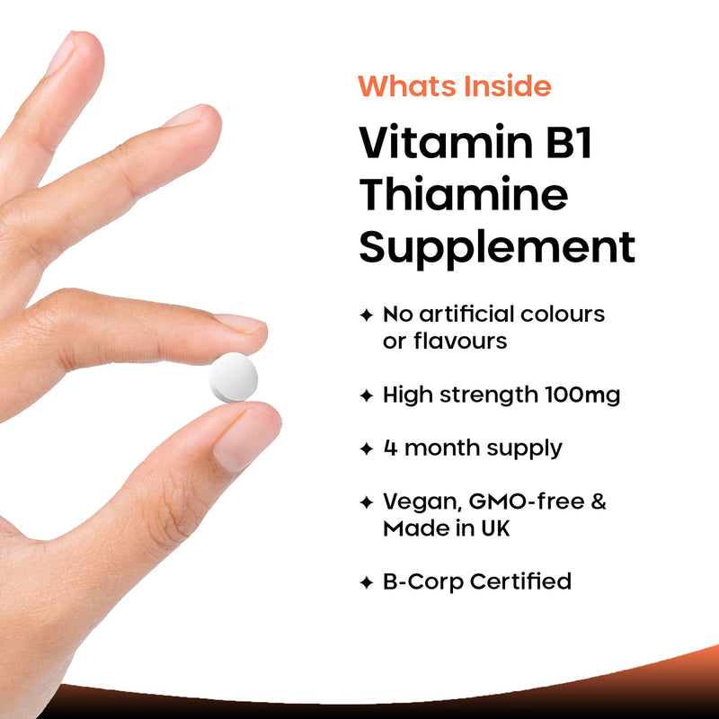 New Leaf Vitamin B1 Thiamine Tablets 120 tablets, UK version