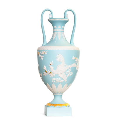 Harrods Wedgwood Phoenix Jasper Porcelain Vase 44cm- Buy online at McGrocer