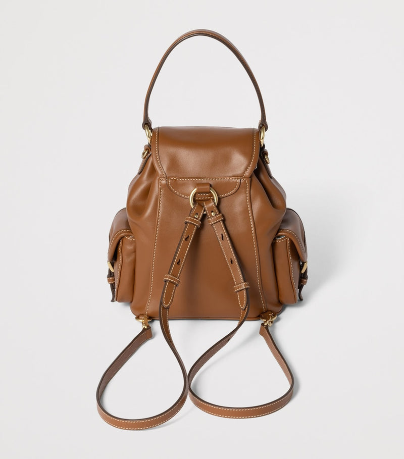 Miu Miu leather backpack 22cm x 18cm imported from the UK
