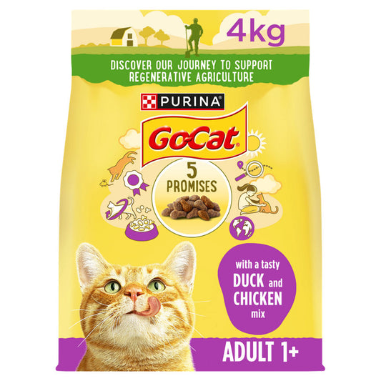 Go-Cat with Duck and Chicken Mix Dry Cat Food GOODS ASDA   