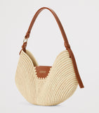 LOEWE medium raffia swing shoulder bag, UK version