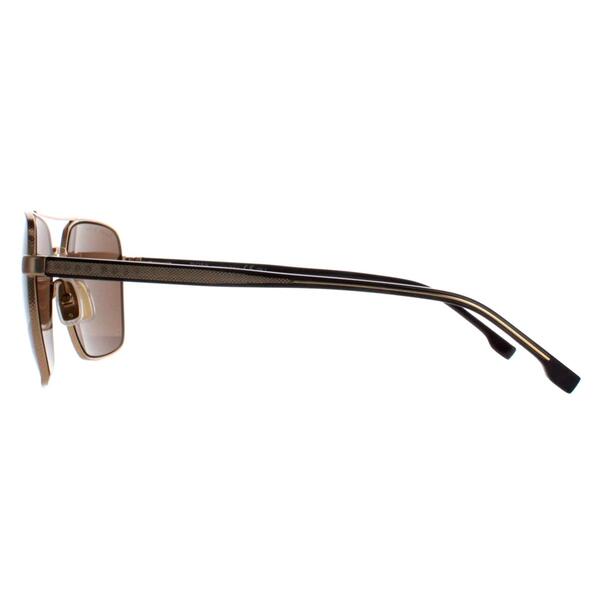 Hugo Boss aviator sunglasses rose gold brown - British product