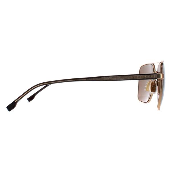 Hugo Boss aviator sunglasses rose gold brown - British product