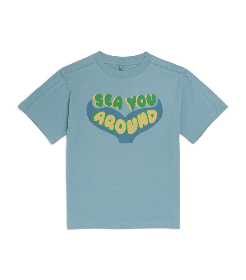 Stella McCartney Kids Sea You Around graphic T-shirt for ages 2-14 years (British brand)