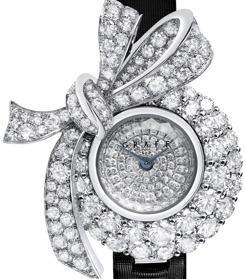 Graff white gold diamond Tilda's Bow watch 22.5mm - British product