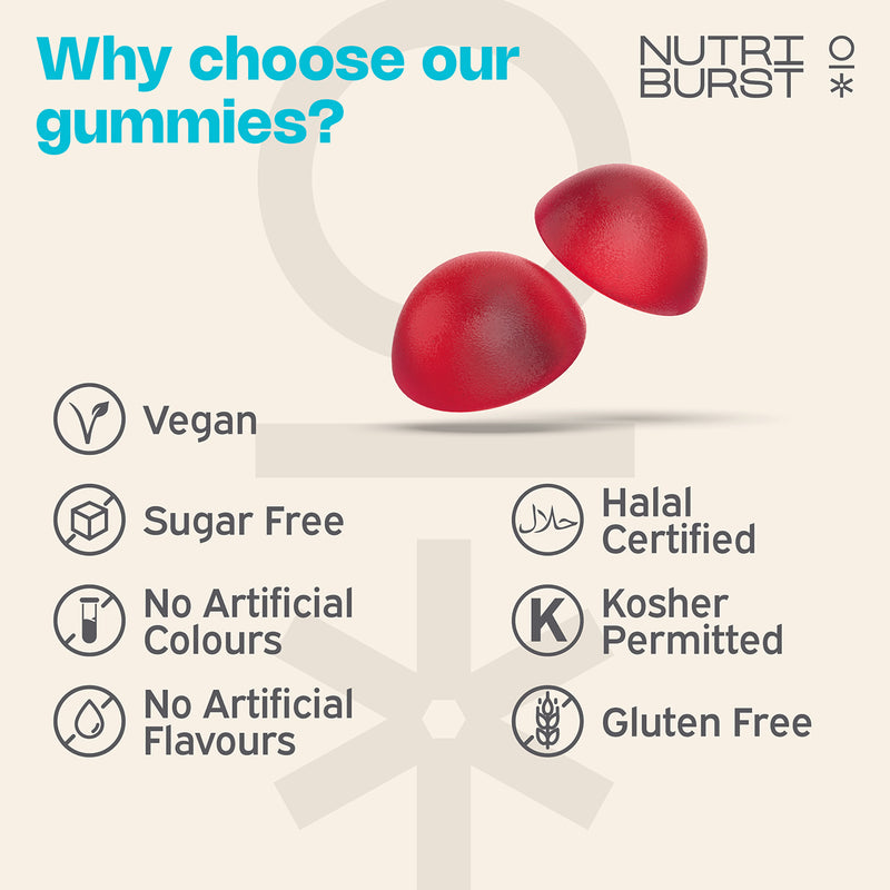 Nutriburst health vitality gummies 60 count - British product