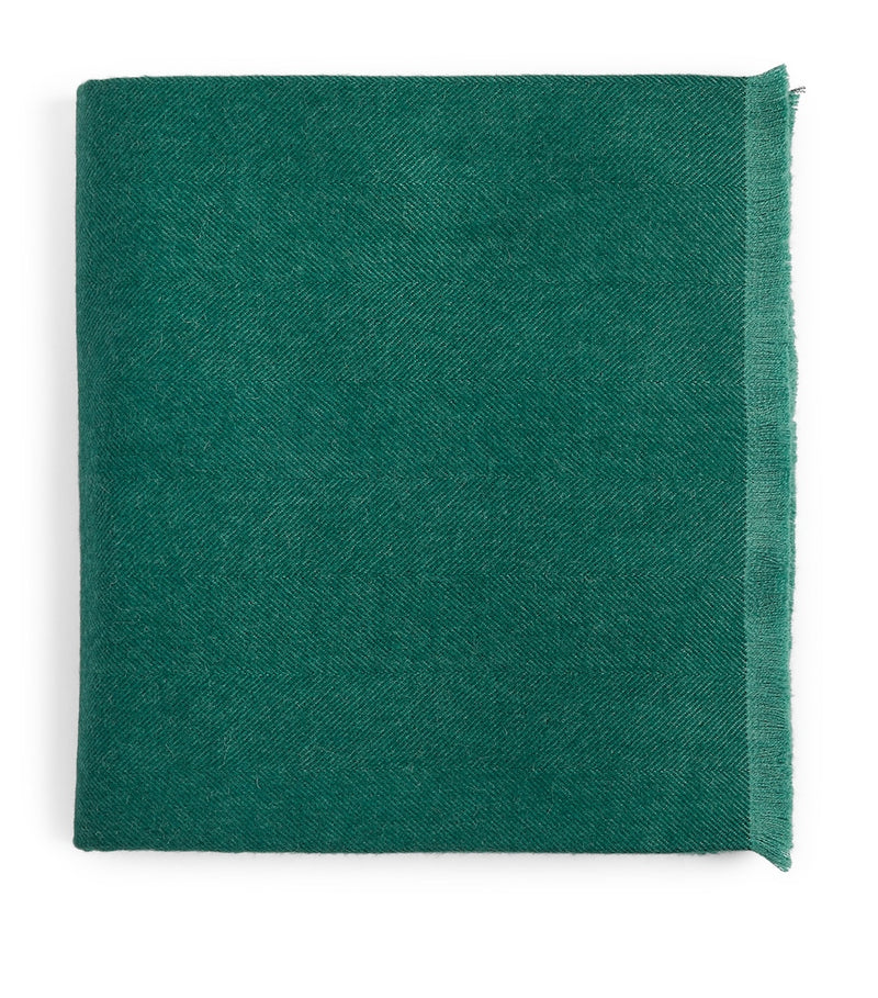 Simple Things alpaca throw with tassels (British brand)