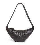 Lemaire medium grained leather croissant shoulder bag (British brand)