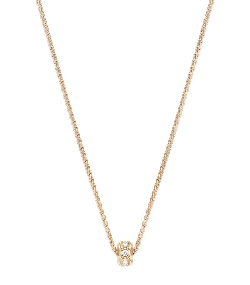 Piaget rose gold diamond Possession pendant necklace (British brand)