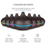 WellbeingMe Aroma Diffuser & Essential Oil Trio Bundle (DW) GOODS Superdrug