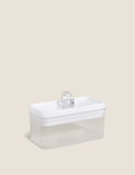 Rectangular flip-tight food storage container 1L, imported from the UK