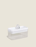 Rectangular flip-tight food storage container 1L, imported from the UK