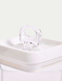Kitchen storage container 1L square flip-tight (British brand)