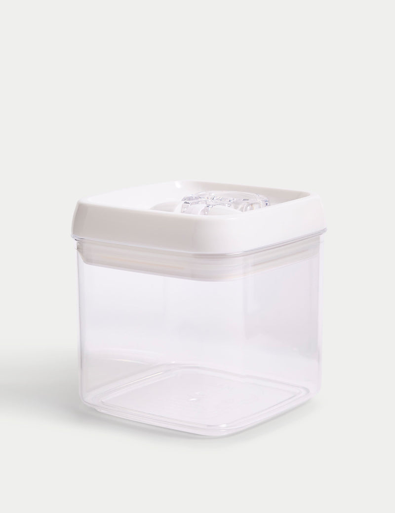 Kitchen storage container 1L square flip-tight (British brand)