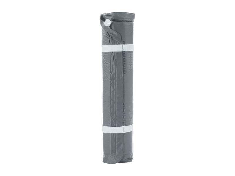 Grey self-inflating camping mat 188x66cm, imported from the UK