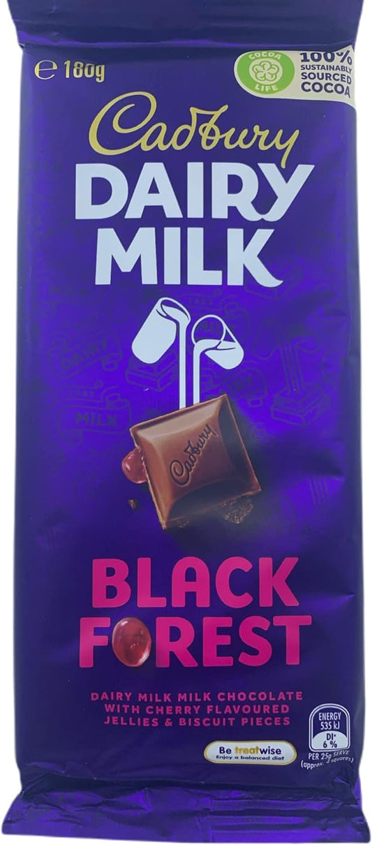 Cadbury Black Forest Dairy Milk, 180g - McGrocer
