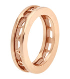 Bvlgari B.zero1 designer rose gold ring, UK version
