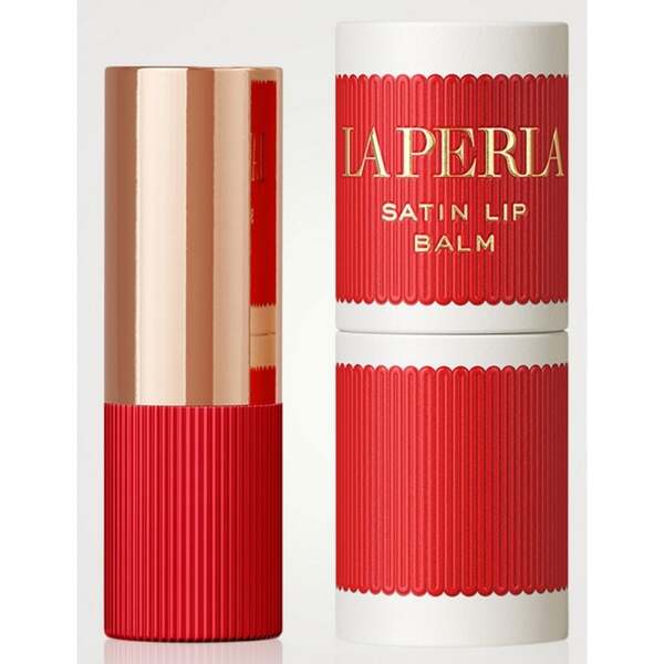 La Perla satin lip balm 203 Espresso 3.5g, imported from the UK