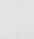 Persée white gold alphabet diamond necklace (British brand)