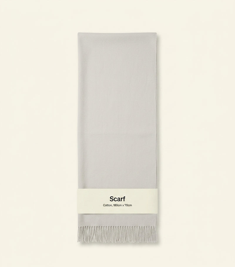 Burberry wool wide EKD scarf, Italian-made (British brand)