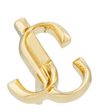 Jimmy Choo JC Logo Mini Stud Earrings, imported from the UK