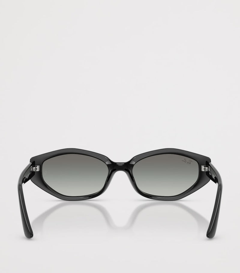 Ray-Ban RB4473D geometrical sunglasses, imported from the UK