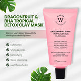 Warda Dragonfruit Detox Clay Mask 50ml (British brand)