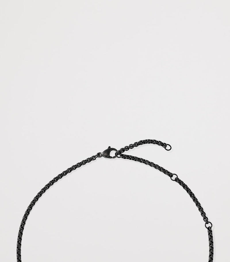 Messika Move Black Titanium and Diamond Large Pendant Necklace - British product