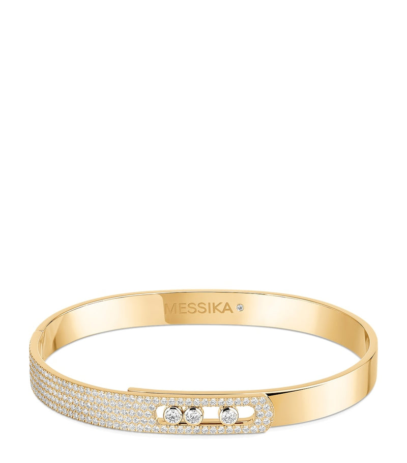 Messika diamond pavé bracelet 18kt yellow gold (British brand)