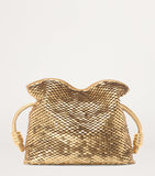 LOEWE medium leather scales Flamenco clutch, imported from the UK