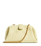 Bottega Veneta Small Leather Lauren 1980 clutch bag, imported from the UK