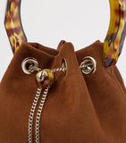 Jimmy Choo Bon Bon goat suede top-handle bag, UK version