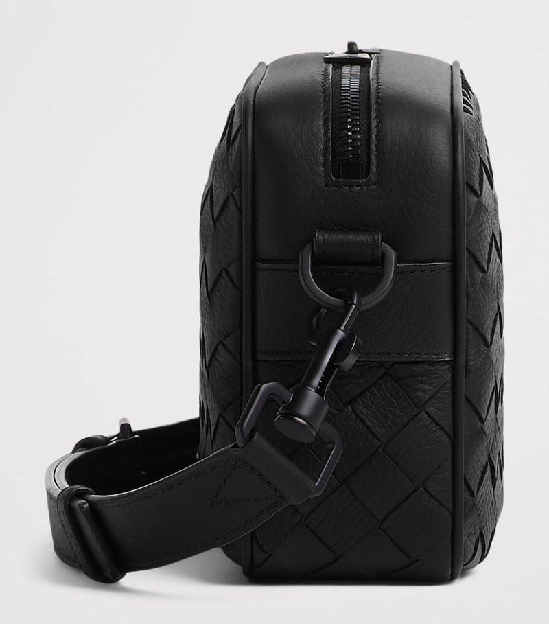 Bottega Veneta small leather Intrecciato camera bag - British product